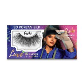 RUDE Luxe 3D Korean Silk Lashes (Option: Patience)