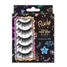 Rude Essential Faux Mink 3D Lashes 5 Multi-Pack (Option: Adventurous)
