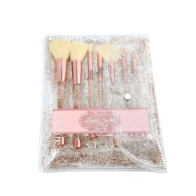BEAUTY CREATIONS Liquid Peach Sparkle 7 Pc Brush Set (Option: Default Title)