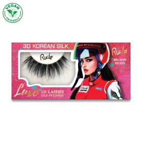 RUDE Luxe 3D Korean Silk Lashes (Option: Believe)