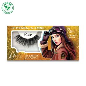 RUDE Luxe 3D Premium Faux Mink Lashes (Option: Courage)
