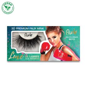RUDE Luxe 3D Premium Faux Mink Lashes (Option: Excellence)