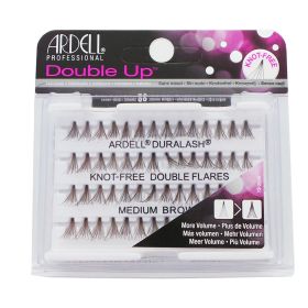 ARDELL Double Up Knot-Free Double Flares (Option: Medium Brown)