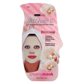 BEAUTY TREATS Vitamin E Skin Brightening Natural Pearl Mask - BT204VE (Option: Default Title)