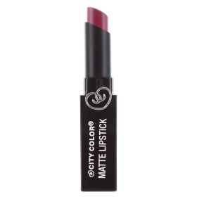 CITY COLOR Matte Lipstick L0050 (Option: Plum)