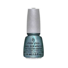 CHINA GLAZE 12 Holographic Nail Lacquers with Hardeners (Option: Don't Be a Luna-Tic)