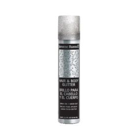 JEROME RUSSELL Tempr'y Hair & Body Glitter Spray (Option: Silver)