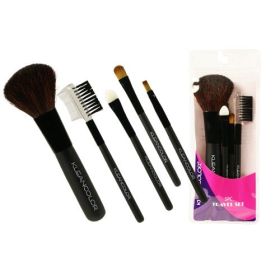 KLEANCOLOR 5 Pieces Travel Brush Set - KCCB753 (Option: Default Title)