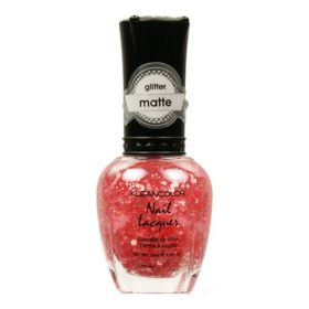 KLEANCOLOR Glitter Matte Nail Lacquer (Option: Blush Pink)