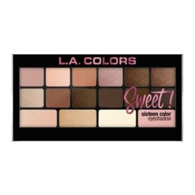 L.A. Colors Sweet! 16 Color Eyeshadow Palette (Option: Charming)