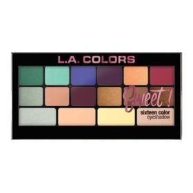 L.A. Colors Sweet! 16 Color Eyeshadow Palette (Option: Playful)