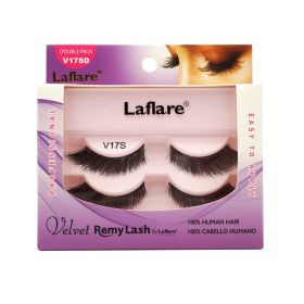 LAFLARE Velvet Remy Lash - Double Packs (Option: V17SD)