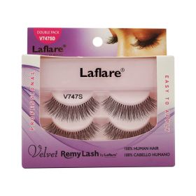 LAFLARE Velvet Remy Lash - Double Packs (Option: V747SD)