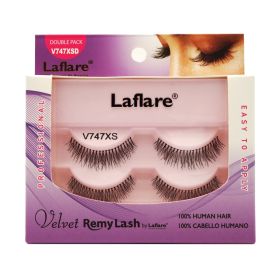 LAFLARE Velvet Remy Lash - Double Packs (Option: V747XSD)