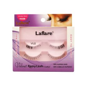 LAFLARE Velvet Remy Lash - Double Packs (Option: VU2D)