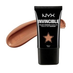 NYX Invincible Fullest Coverage Foundation (Option: Chestnut)