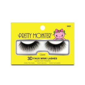 Pretty Monster Glam 3D Faux Mink Lashes (Option: 3021)