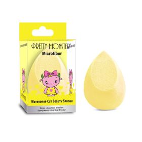 PRETTY MONSTER Microfiber Waterdrop Cut Beauty Sponge (Option: Default Title)
