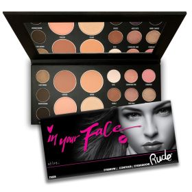RUDE In Your Face 3-in-1 Palette (Option: Default Title)