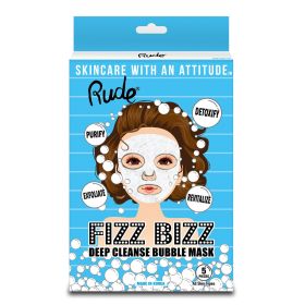 RUDE Fizz Bizz Deep Cleanse Bubble Mask, Pack of 5 (Option: Default Title)