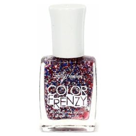 SALLY HANSEN Color Frenzy Textured Nail Color (Option: Red White & Hue)