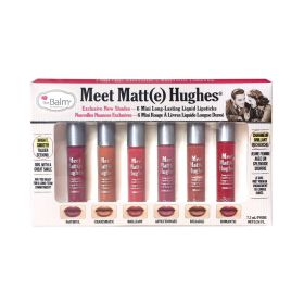 theBalm Meet Matte Hughes Set of 6 Mini Long-Lasting Liquid Lipsticks 2 (Option: Default Title)