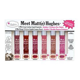 theBalm Meet Matte Hughes Set of 6 Mini Long-Lasting Liquid Lipsticks Volume 3 (Option: Default Title)