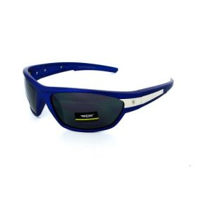 KHAN Sunglasses Wrap 5048 - White (Option: Blue)