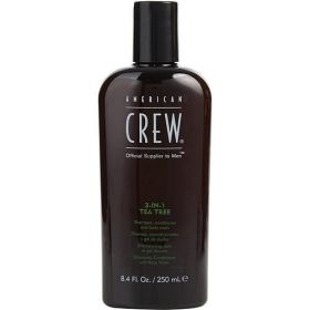AMERICAN CREW by American Crew 3 IN 1 TEA TREE (SHAMPOO, CONDITIONER, BODY WASH) 8.4 OZ (Brand: AMERICAN CREW)