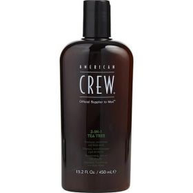 AMERICAN CREW by American Crew 3 IN 1 TEA TREE (SHAMPOO, CONDITIONER, BODY WASH) 15.2 OZ (Brand: AMERICAN CREW)